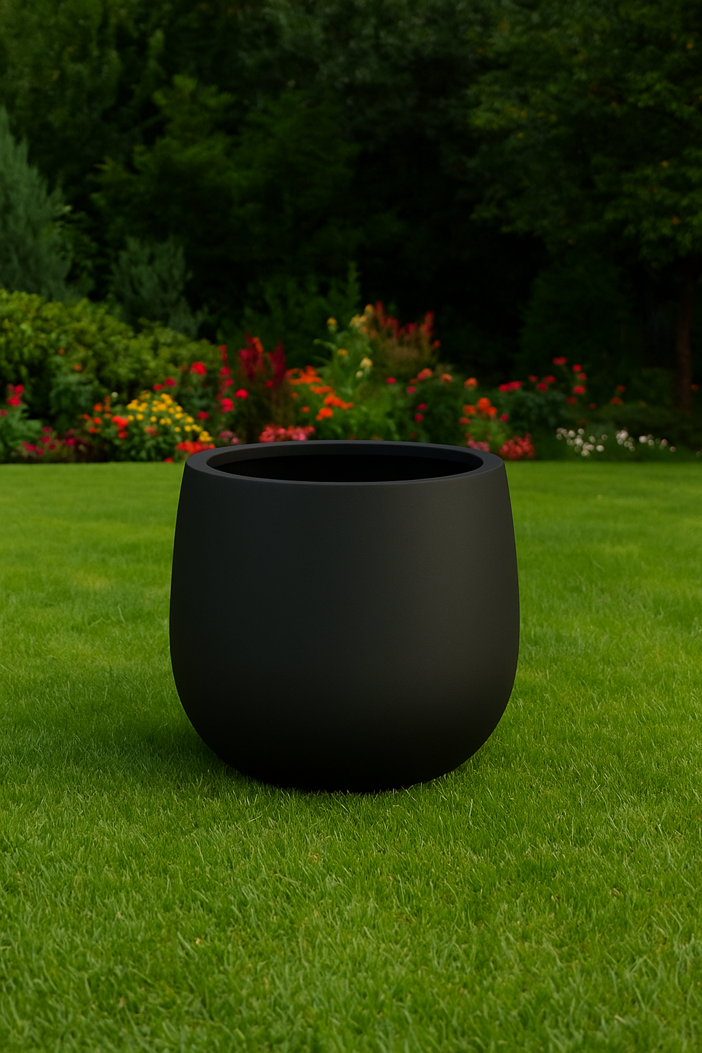 Maceta de Fibra de Vidrio Onyx